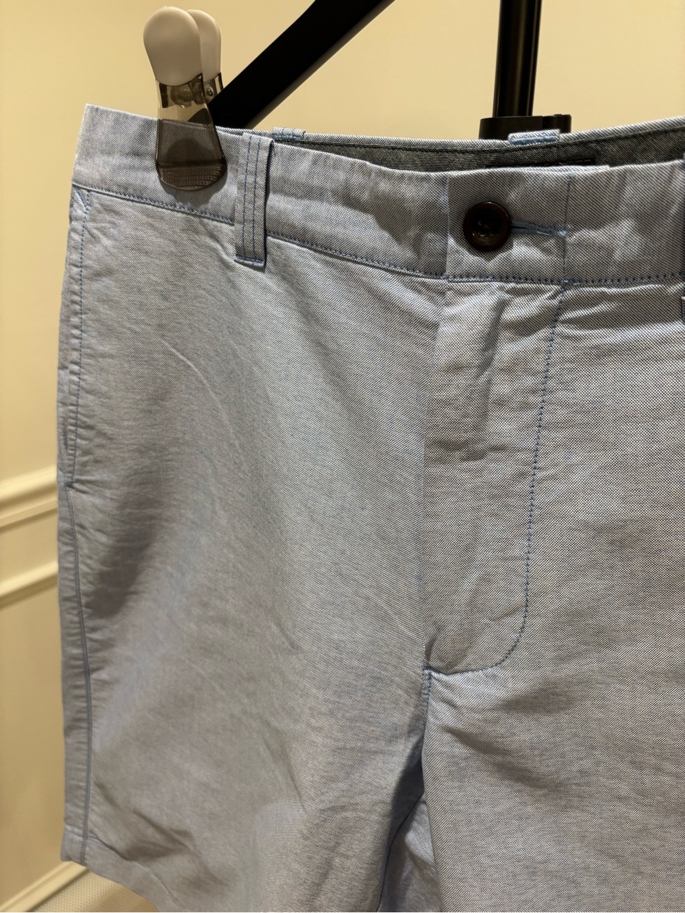 JCREW Men's Light Blue Casual Shorts, SIZE 33, 10.5” Inseam, 100% Cotton - Picture 2 of 5